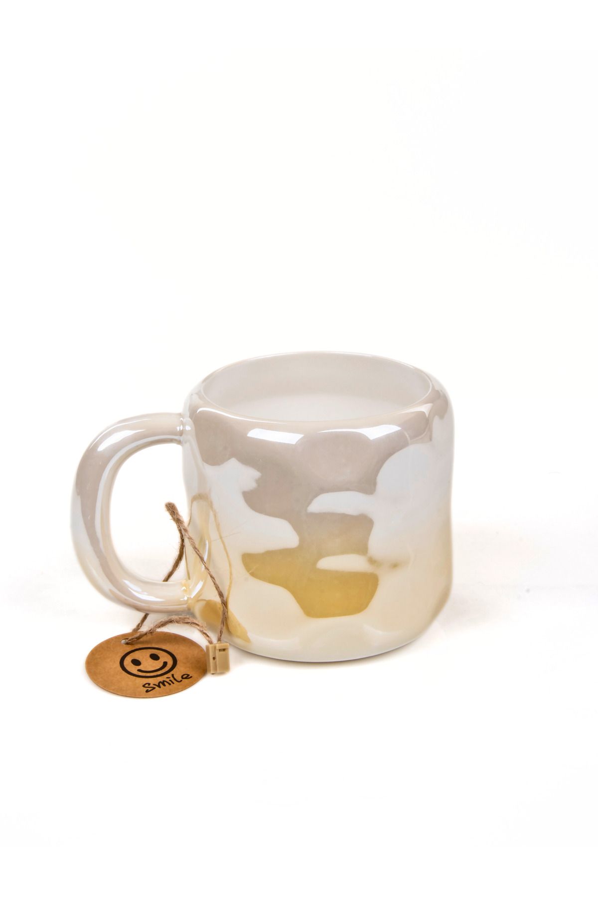 MUKKO HOME-400 ml Elegant Glossy Porcelain Mug Pearlescent Stylish Design, Daily Use and Special Gift Option 7