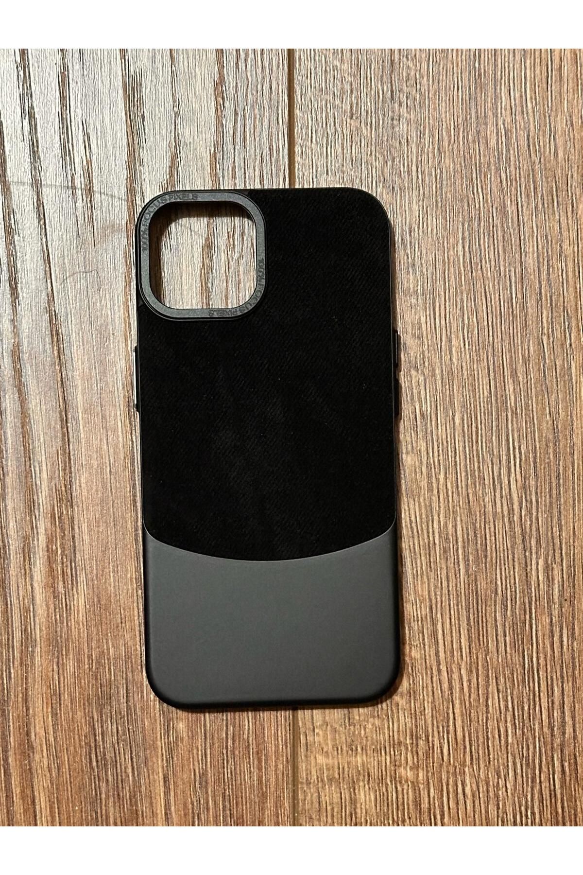 İZMİR ÖZER TEKNOLOJİ İPHONE 14 DENİM siyah kılıf