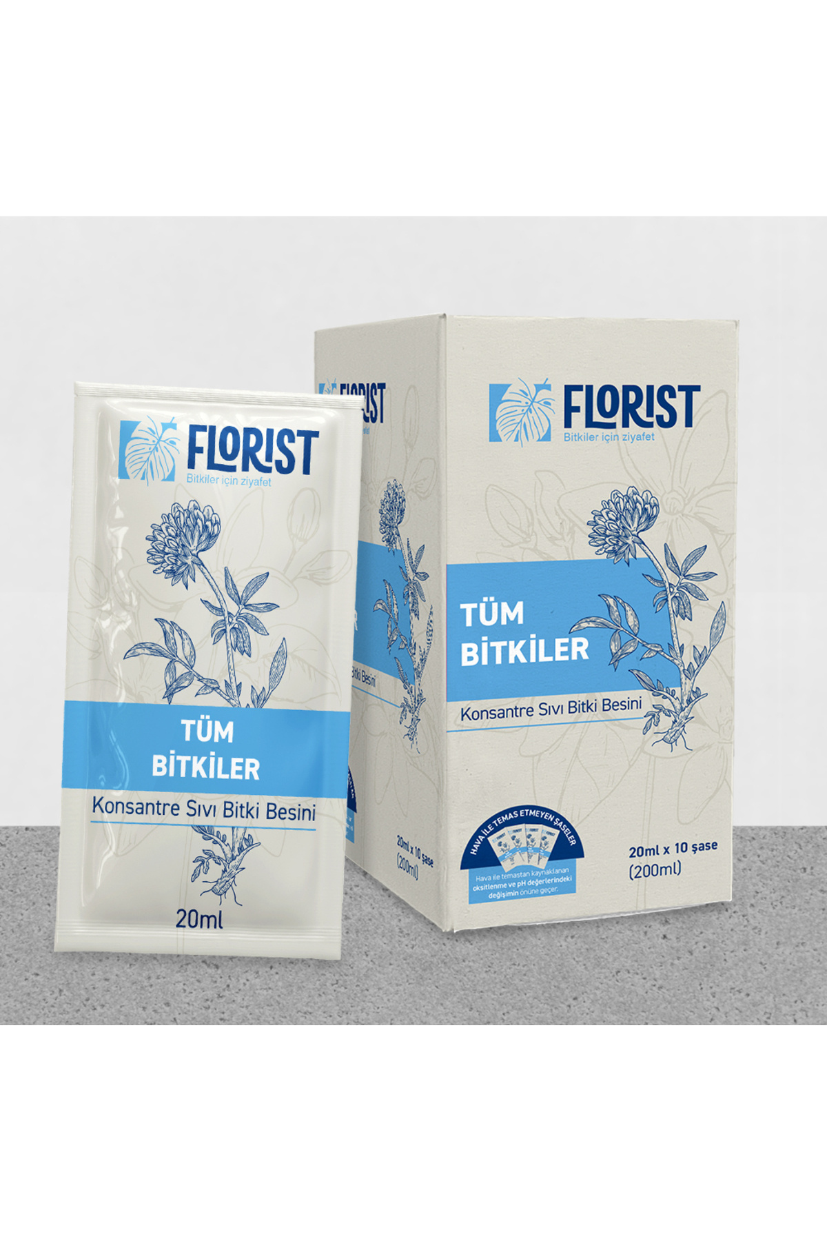 FLORİST TÜM BİTKİLER GENEL KULLANIM SIVI KONSANTRE BİTKİ BESİNİ