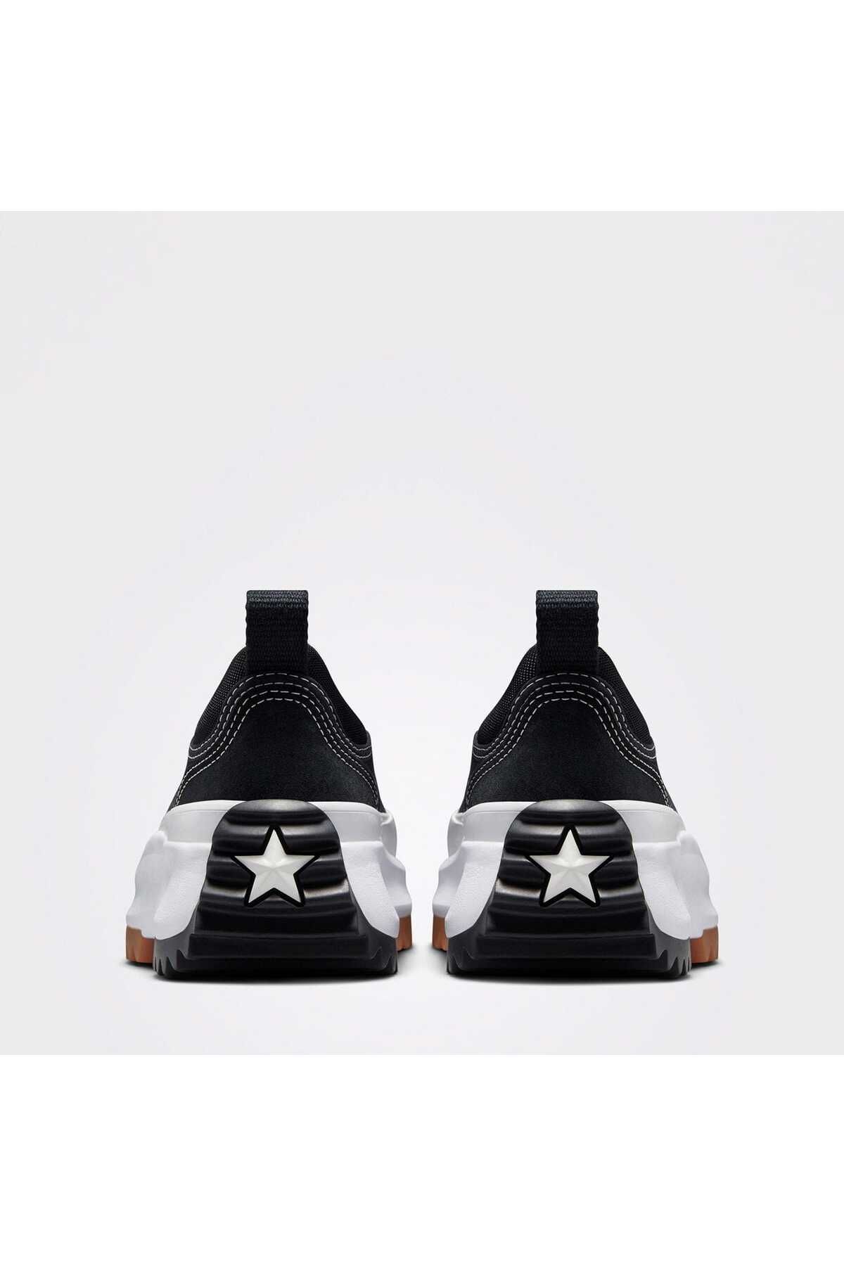 converse-Run Star Hike Slip Platform Women's Black/White Casual Shoes 5