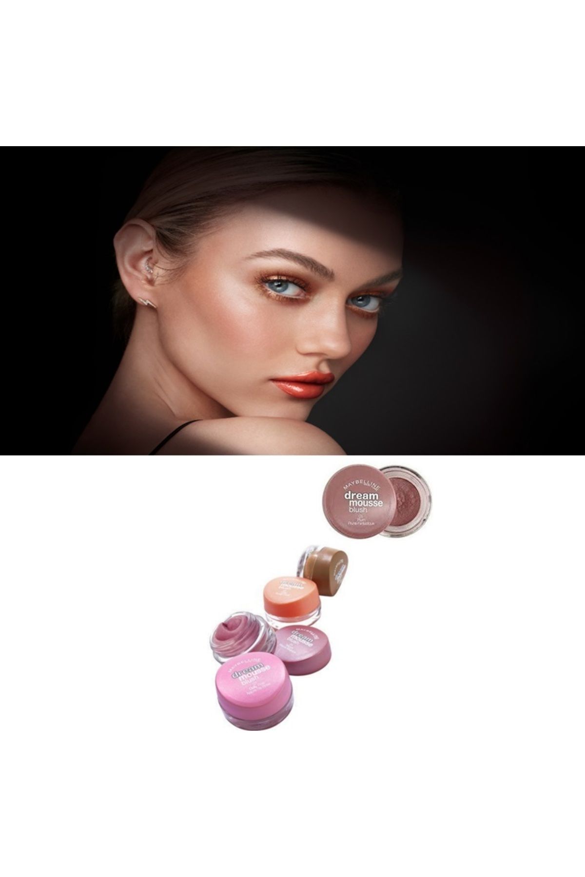 Maybelline New York-Dream Mousse Blush-Plum Color -Delist-Blush 05 Plum Prune Fantastique-7 ml 7