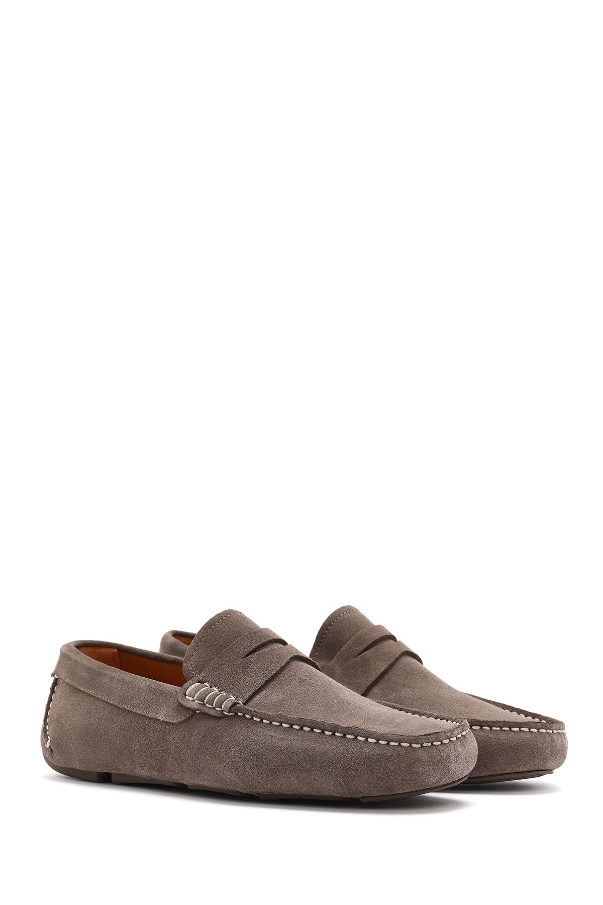 Derimod-Loafer bărbați din piele de căprioară de nurcă 25SFD 630310 3
