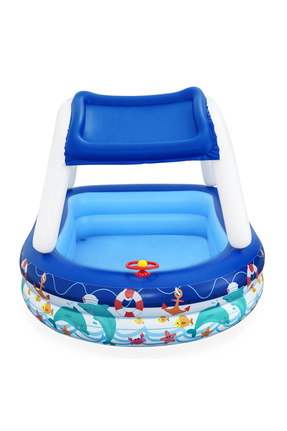 Bestway 2 Halkalı Tenteli Balıklı Şişme Havuz fotoğrafı 6 (önizleme)