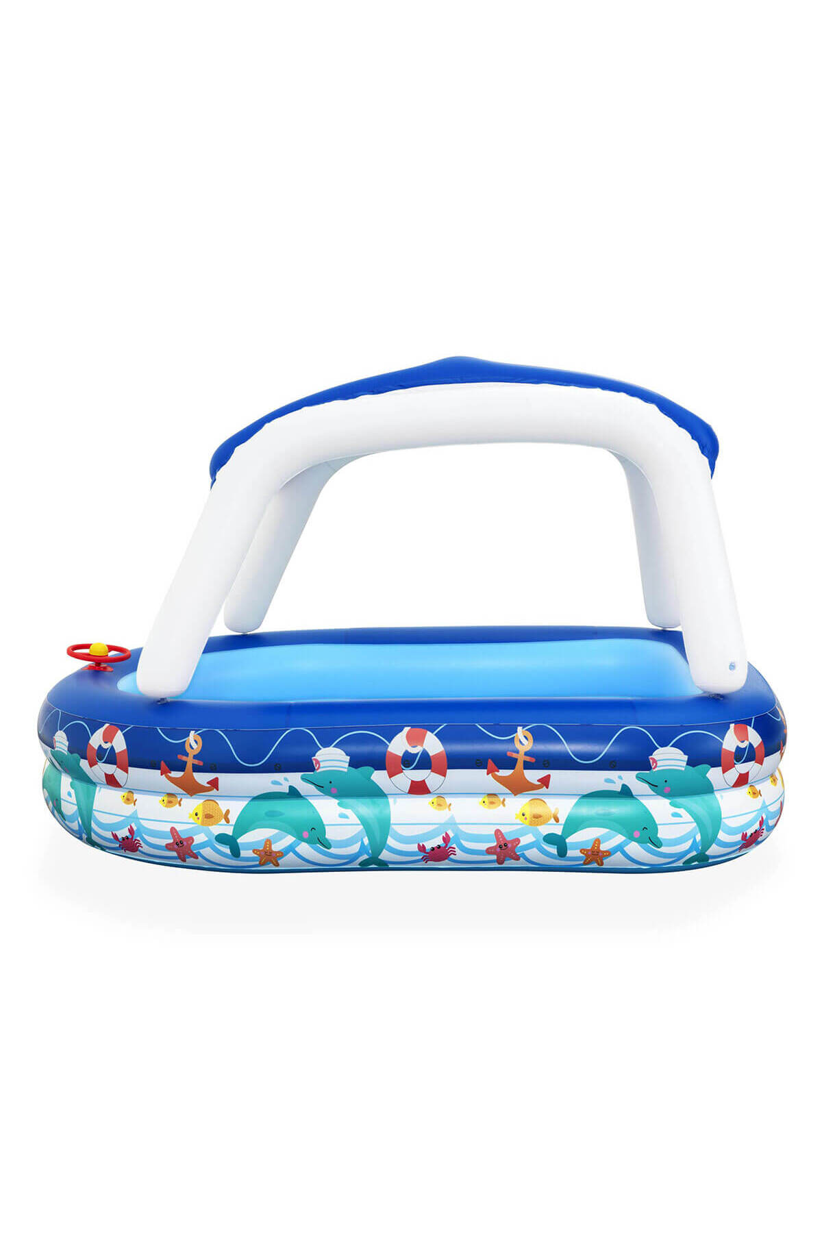 Bestway 2 Halkalı Tenteli Balıklı Şişme Havuz fotoğrafı 2 (önizleme)