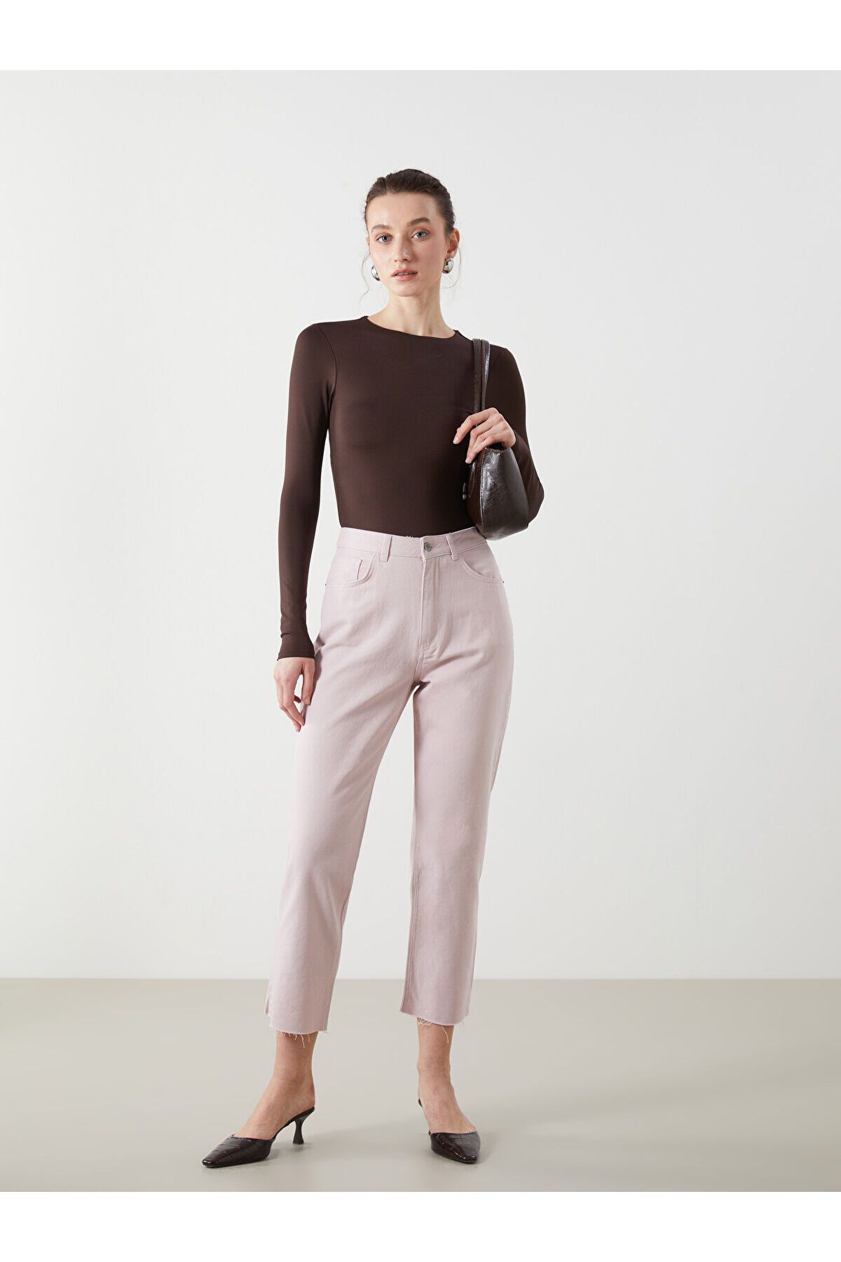 LC Waikiki Standart Fit Gabardin Kadın Pantolon