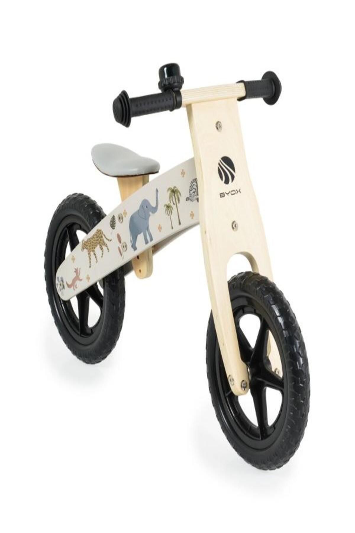 Om Bicicleta Din Lemn Fara Pedale De Echilibru Pentru Copii 2-4 Ani,byox Leo And Friends Unisex - One Size