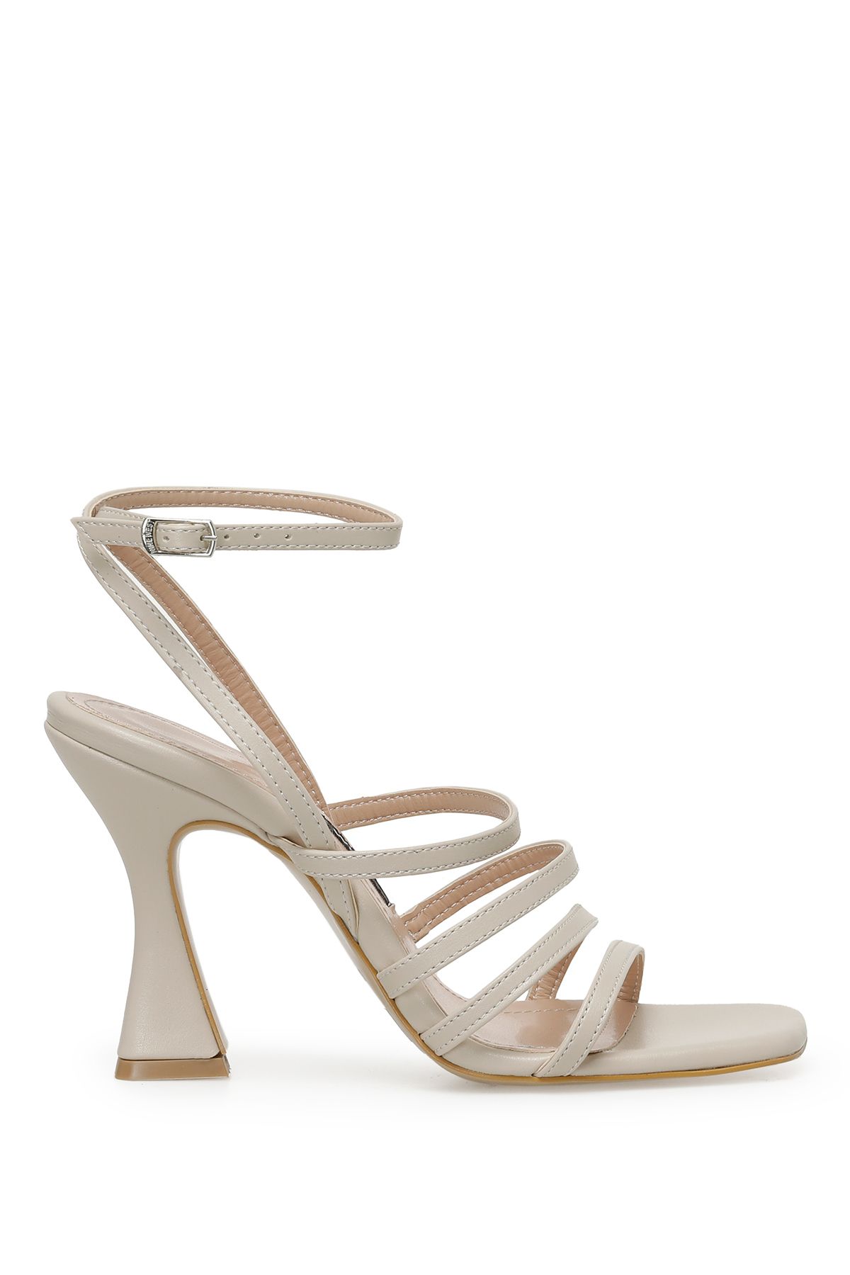 صندل پاشنه دار زنانه بژ TULLE 3FX Nine West