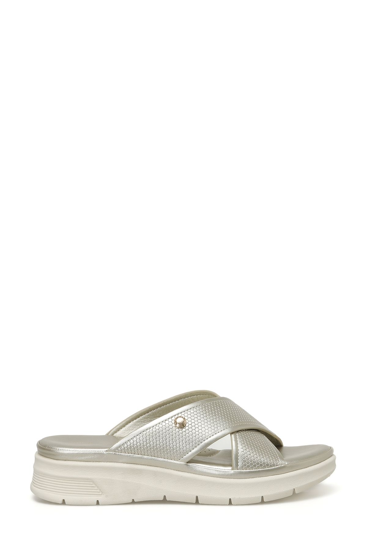 دمپایی پاشنه گوه ای زنانه نیماس 3fx طلایی Nine West
