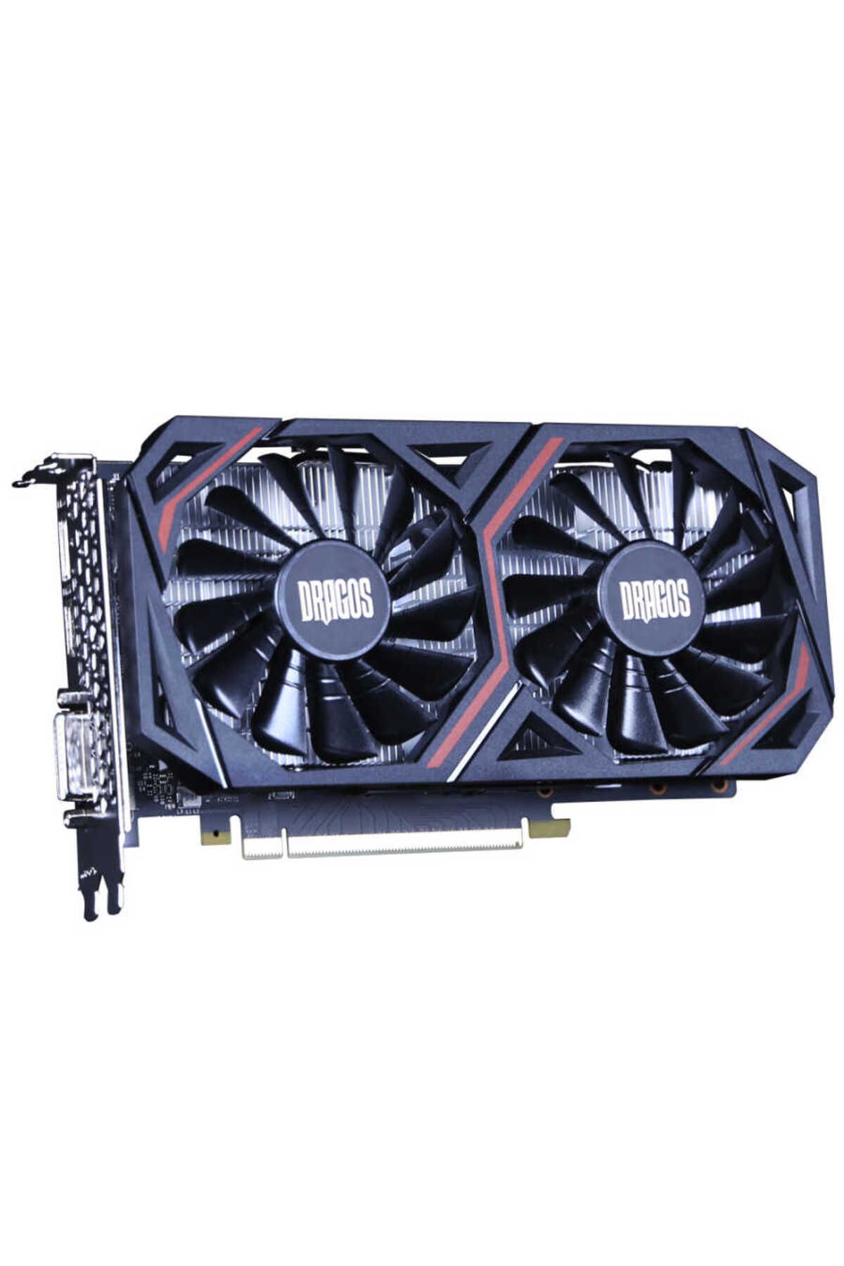DRAGOS-بطاقة رسومات Cuda GTX1660ti Gddr6 سعة 6 جيجابايت (صندوق) 192 بت HDMI/DP مروحة مزدوجة 2