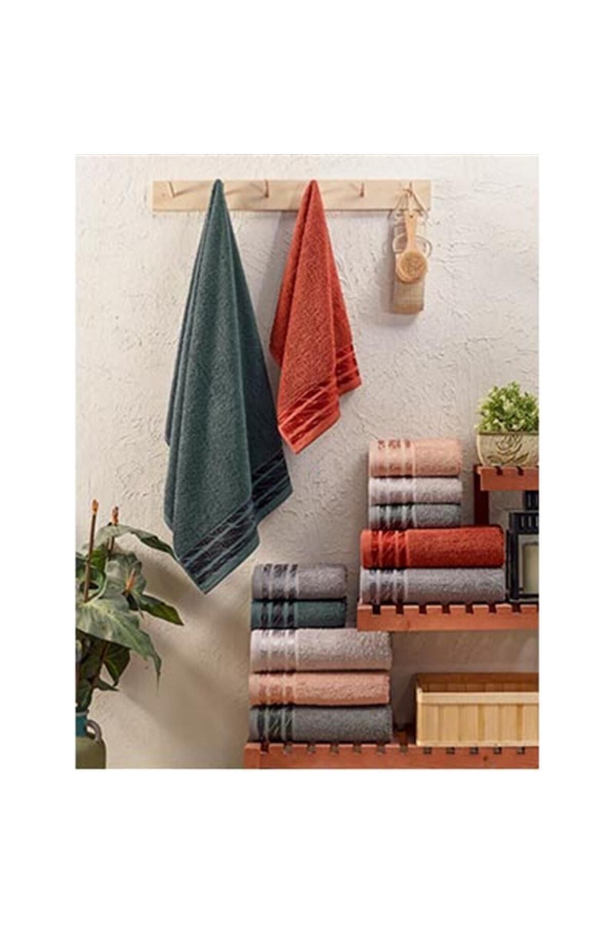 Şıkel-Cotton 6 Pack Hand-face Towel 50*90 Alya 2