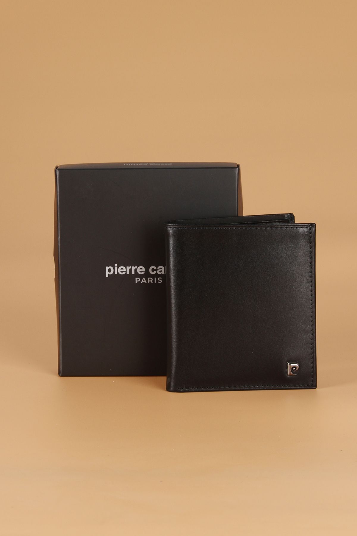 جا کارتی کیف پول مردانه چرم اصل ۲۰۱۶ آنالین مشکی Pierre Cardin