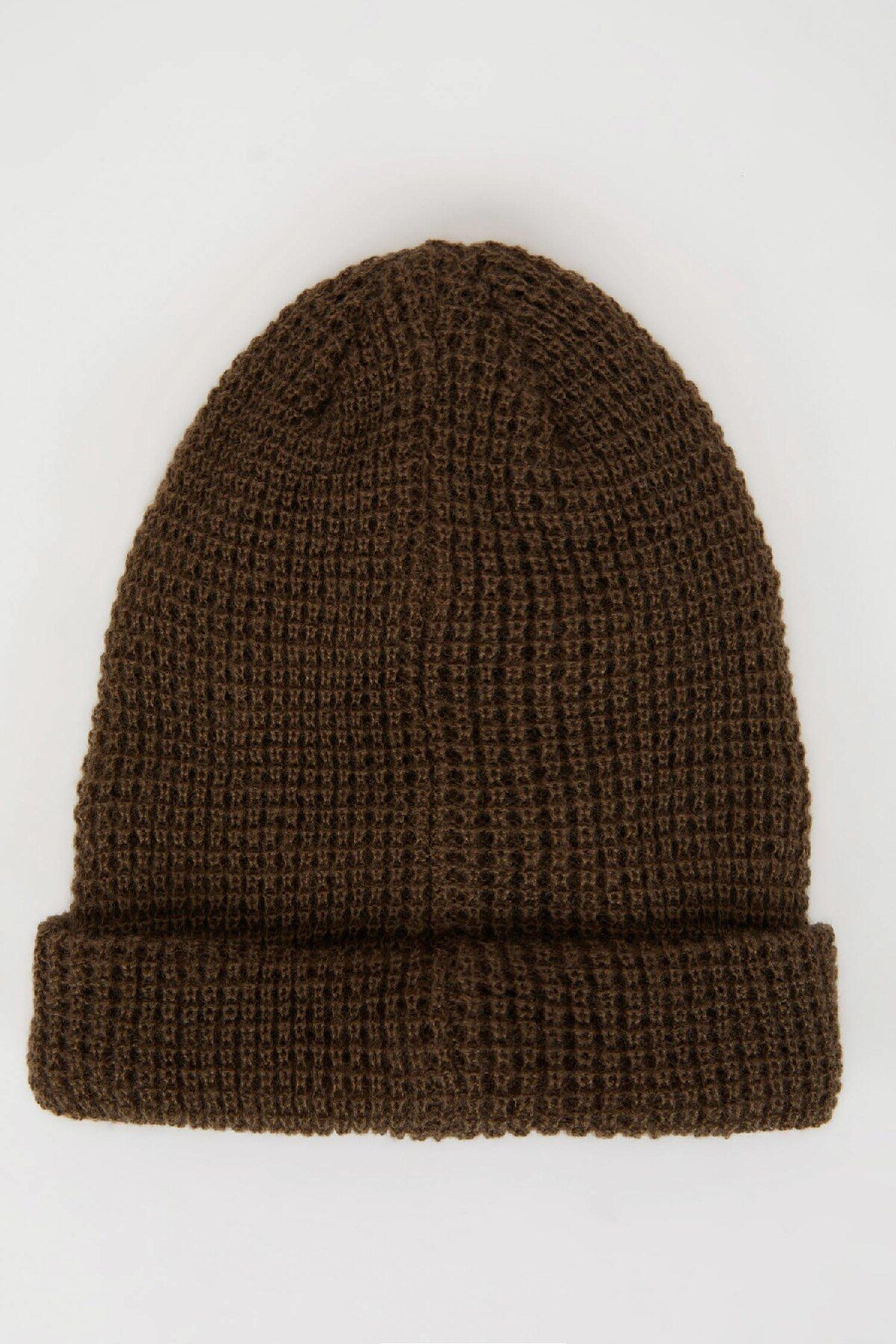 DeFacto-Men's Label Printed Beanie with Fleece Inside C7140Ax24Wn 4