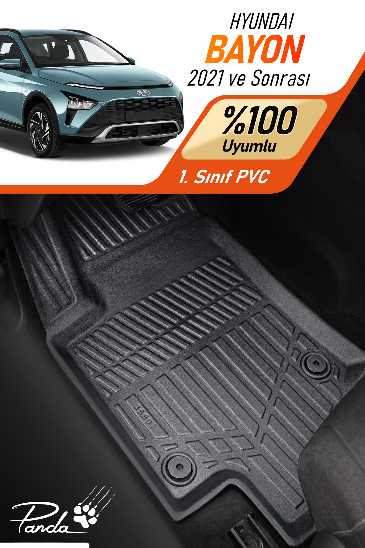 HYUNDAİ BAYON 2021- SONRASI 4D HAVUZLU PASPAS TAKIMI