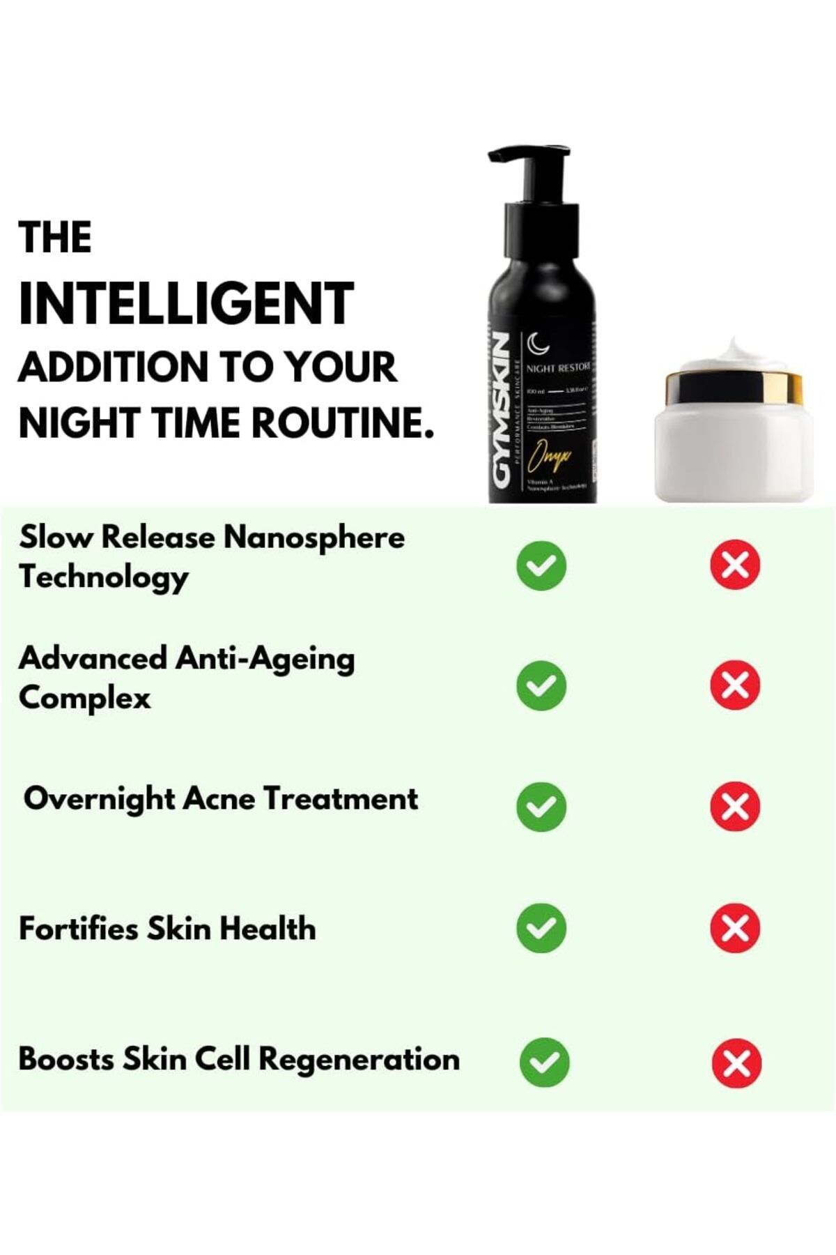 کرم بدن بازیابی شبانه روزی عملکرد GYMSKIN RESTORE Lattafa
