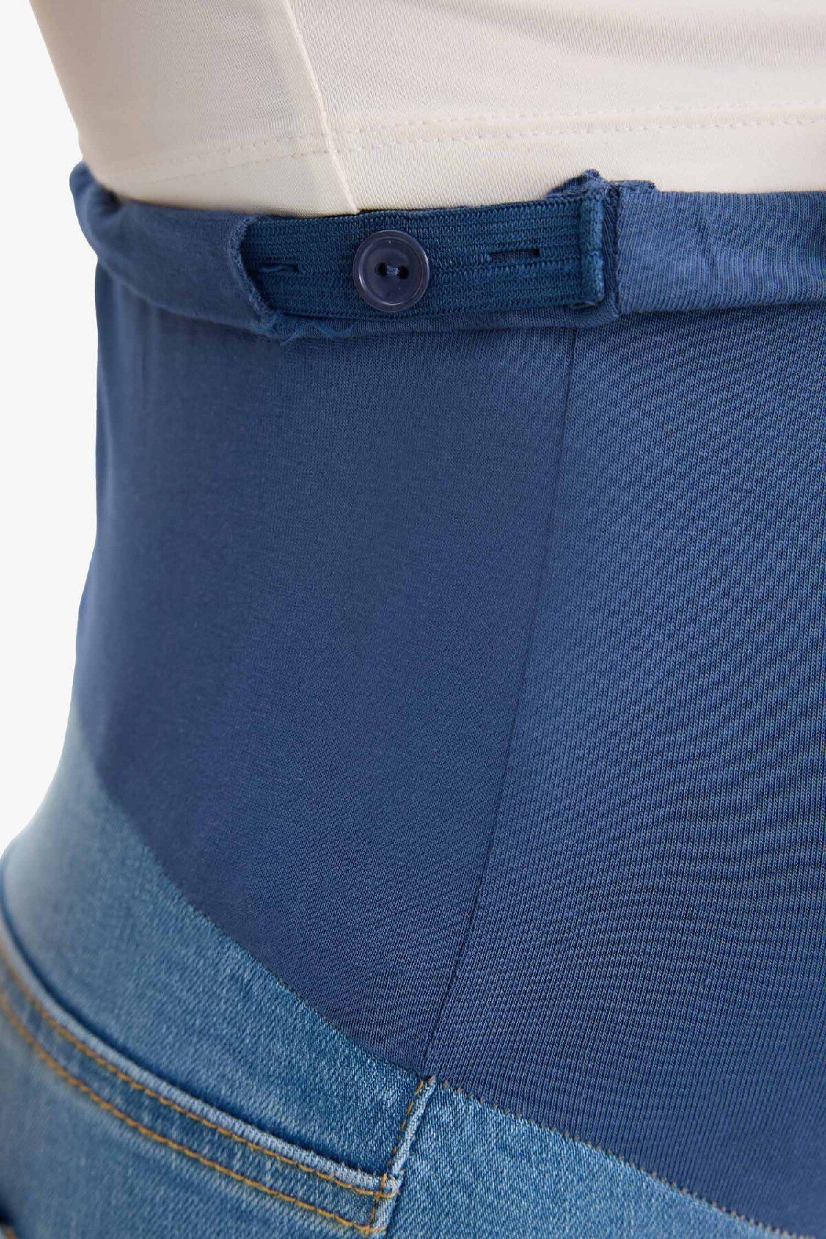 DeFacto-Skinny Fit, magas derekú, egyenes lábú, hosszú kismamanadrág Z6878AZ24SP 7