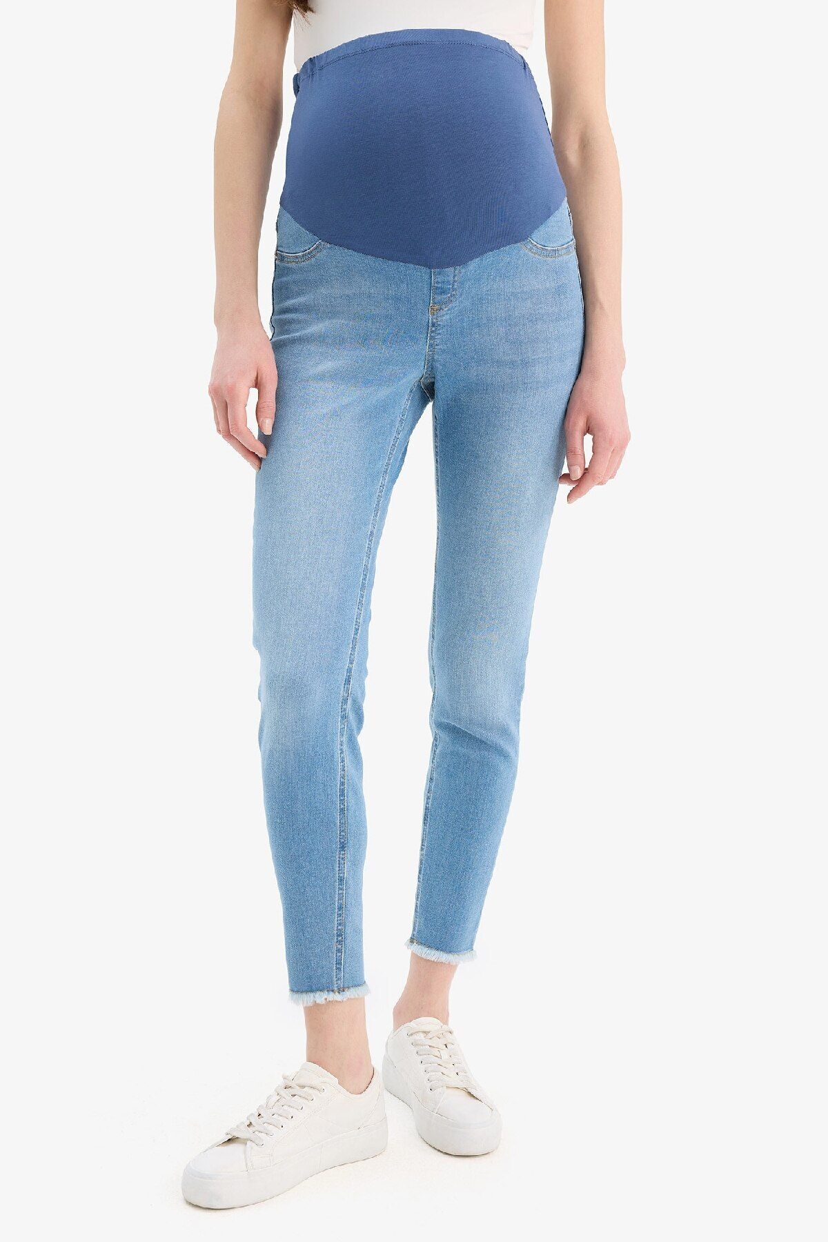 DeFacto-Skinny Fit, magas derekú, egyenes lábú, hosszú kismamanadrág Z6878AZ24SP 5