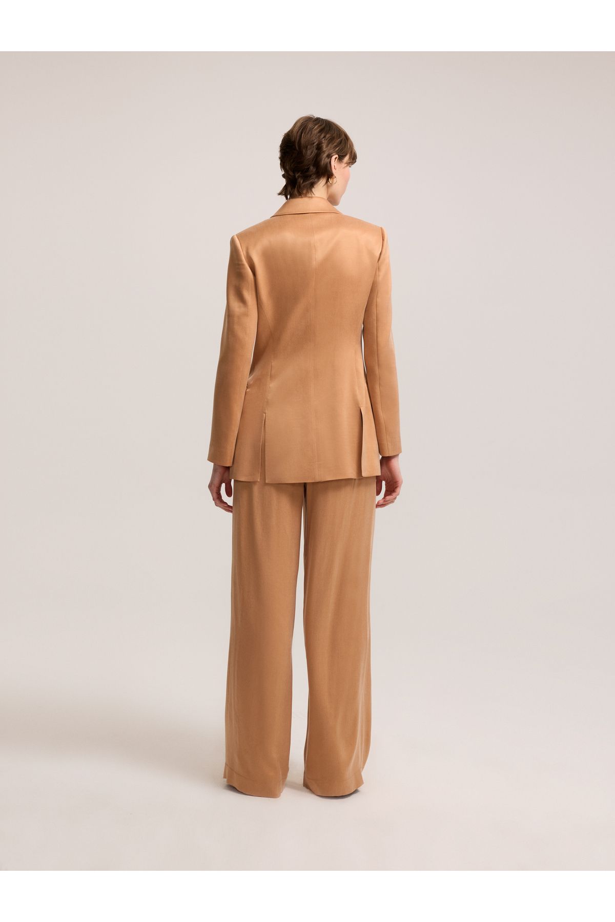 BAQA-Cupro Jacket with Cross Buttons 3