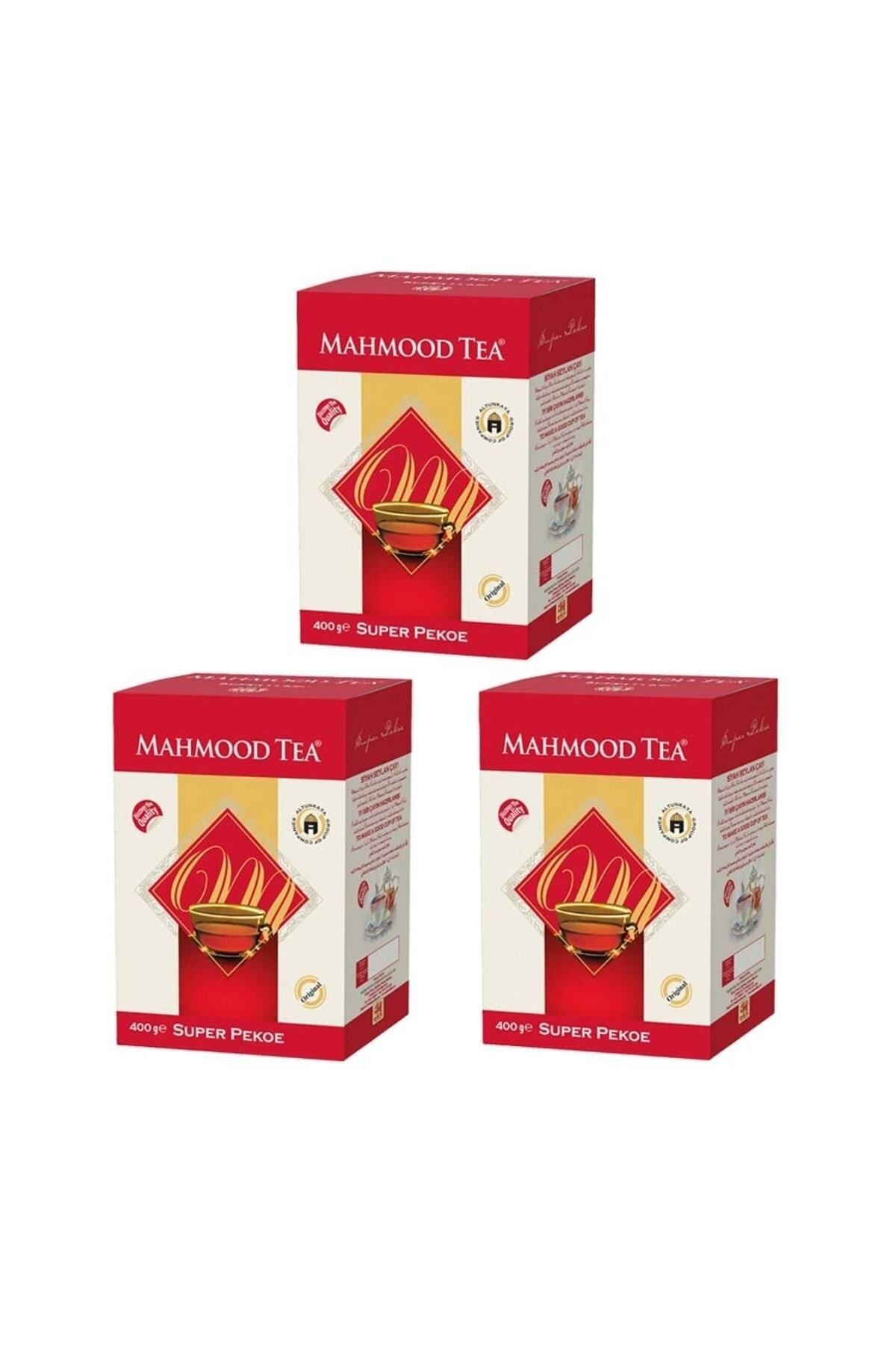 Mahmood Tea Super Pekoe Ithal Seylan Sri Lanka Ceylon Dökme Çayı 400 gr X 3 Adet