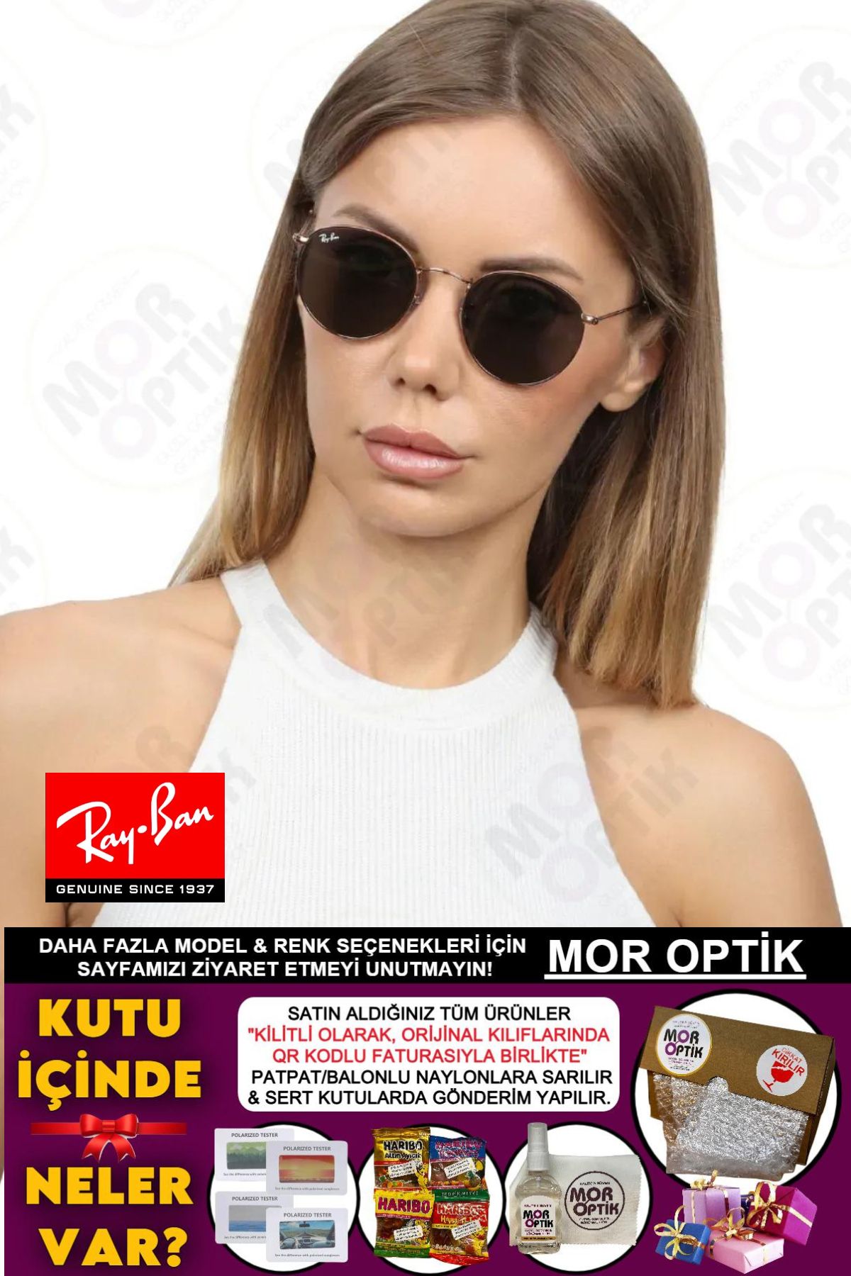 عینک آفتابی ری بن 000RB34479202B1XXX