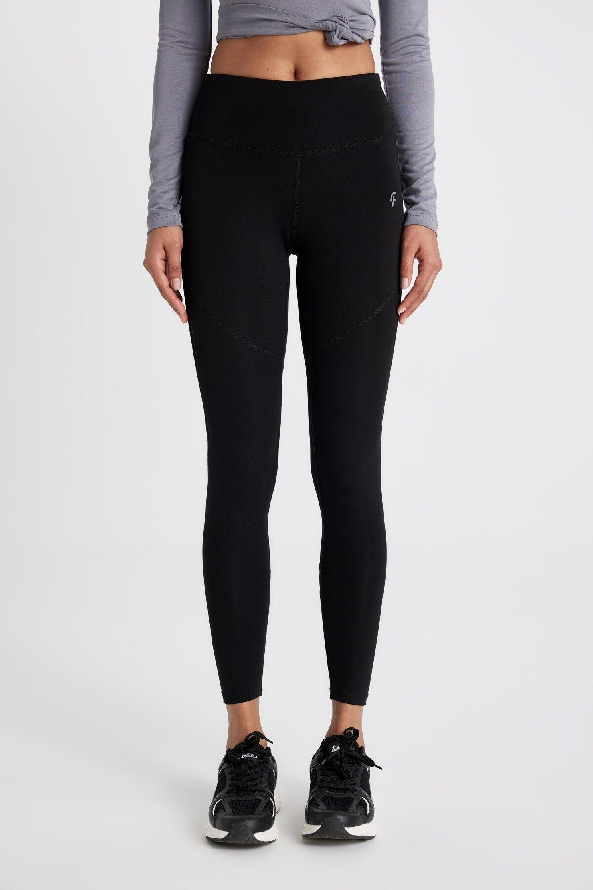 DeFacto-DeFactoFit - Sport-Leggings aus schwerem Stoff, taillenbetont - C3509AX24SM 5