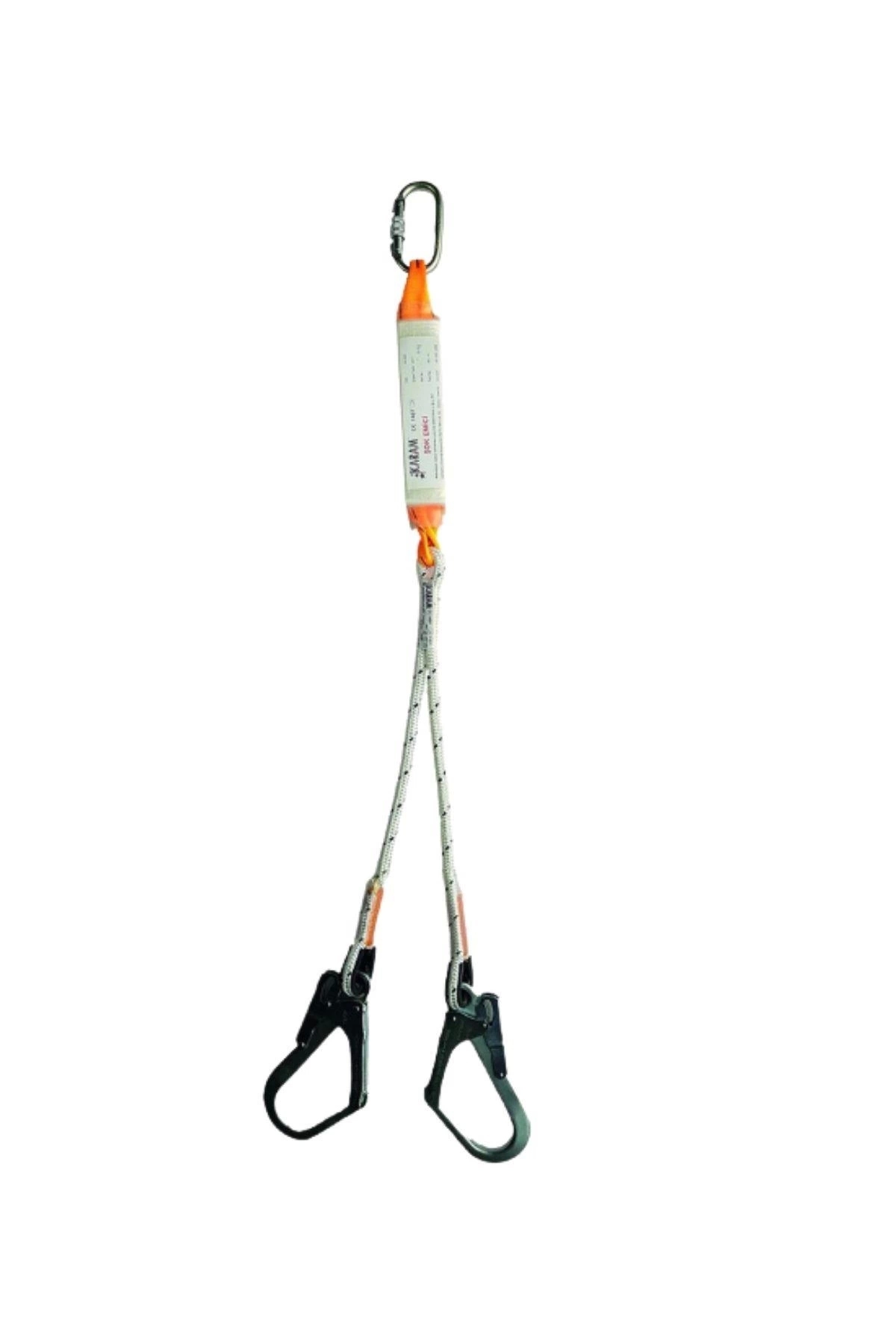 KA 341 Double Arm Shock Absorber – Y-Fork Rope, Fall Arrestor Lanyard, Carabiner Safety Link