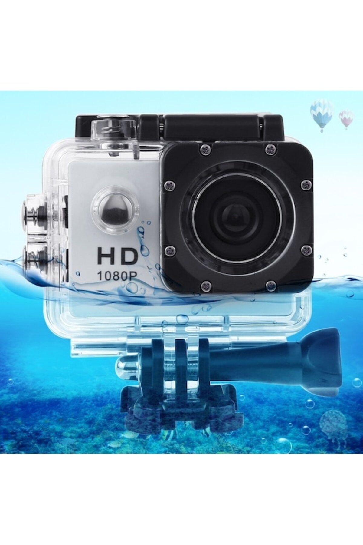 Cbtx Full Hd 1080p 2.0 İnç Lcd Spor Kamerası Dv Su Geçirmez Kasalı, Generalplus 6624, 30m Derinlik S