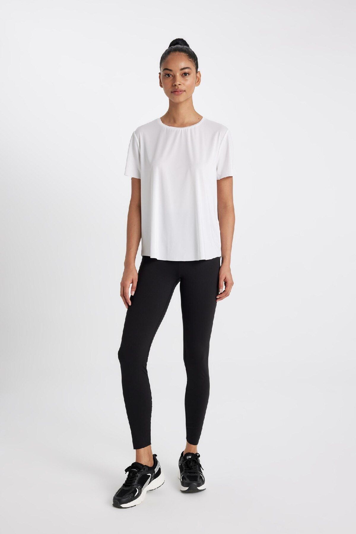 DeFacto-Flexible Premium-Sport-Leggings mit hoher Taille – C9191ax24au 4