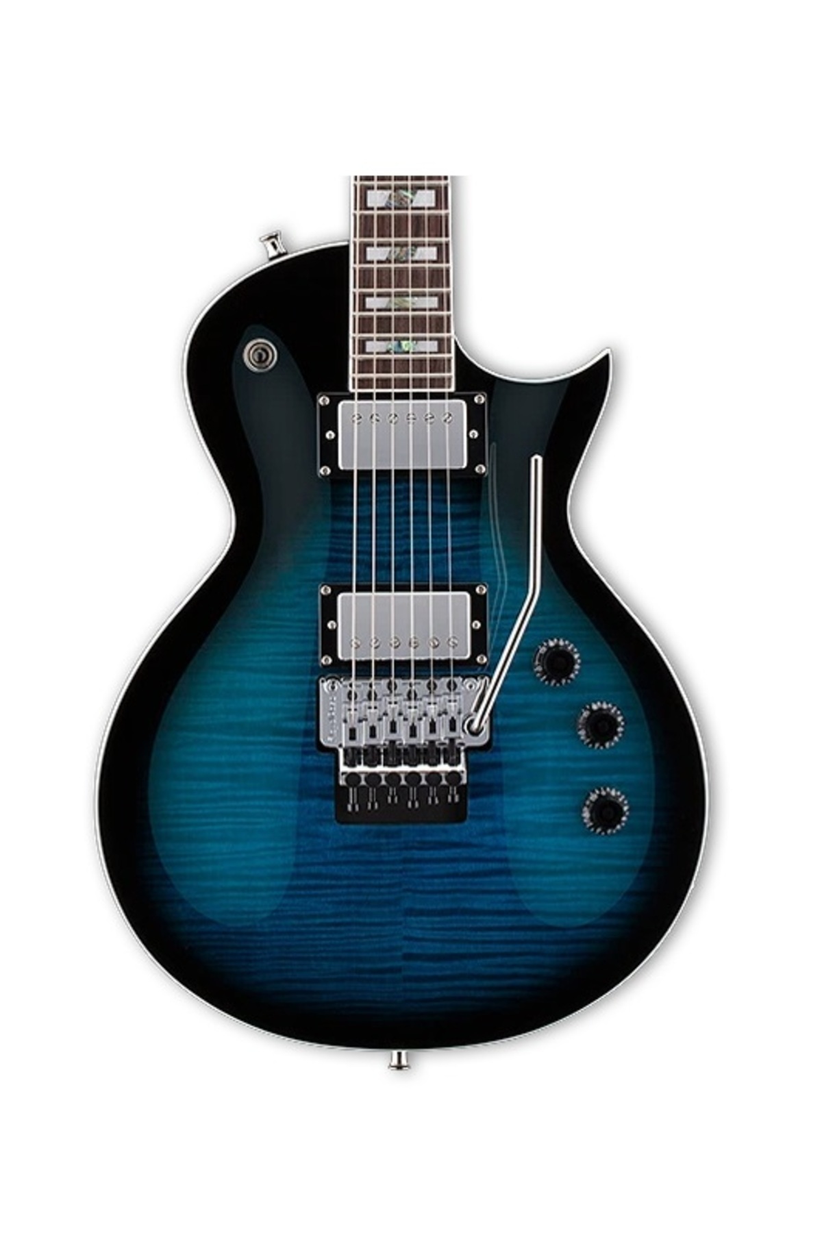 ESP LTD AS-1FR Black Aqua Sunburst Alex Skolnick Signature Elektro Gitar