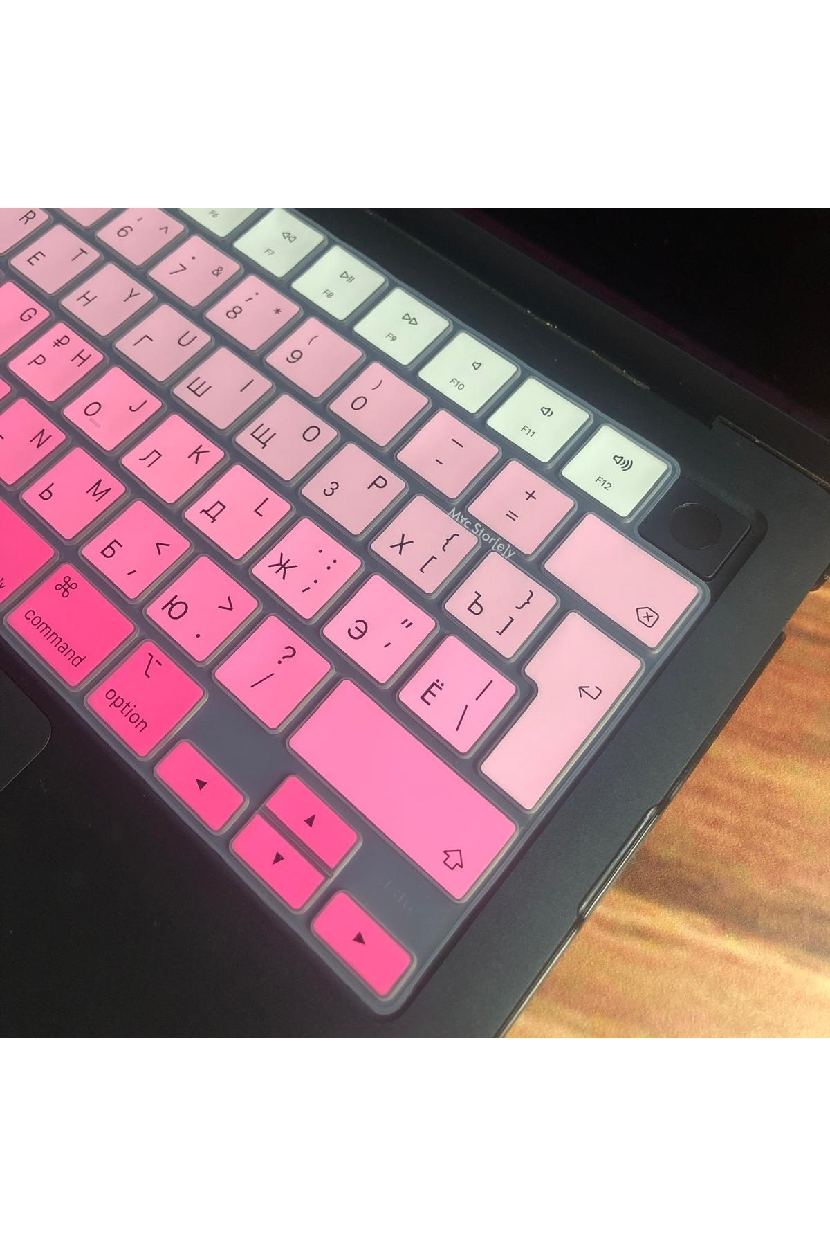 Mcstorey-Russian Keyboard Protector for MacBook Air Pro Case M1-M2-M3-M4 (Uk-Eu) A2681 A2941 A2442 A2485 Gradient 7