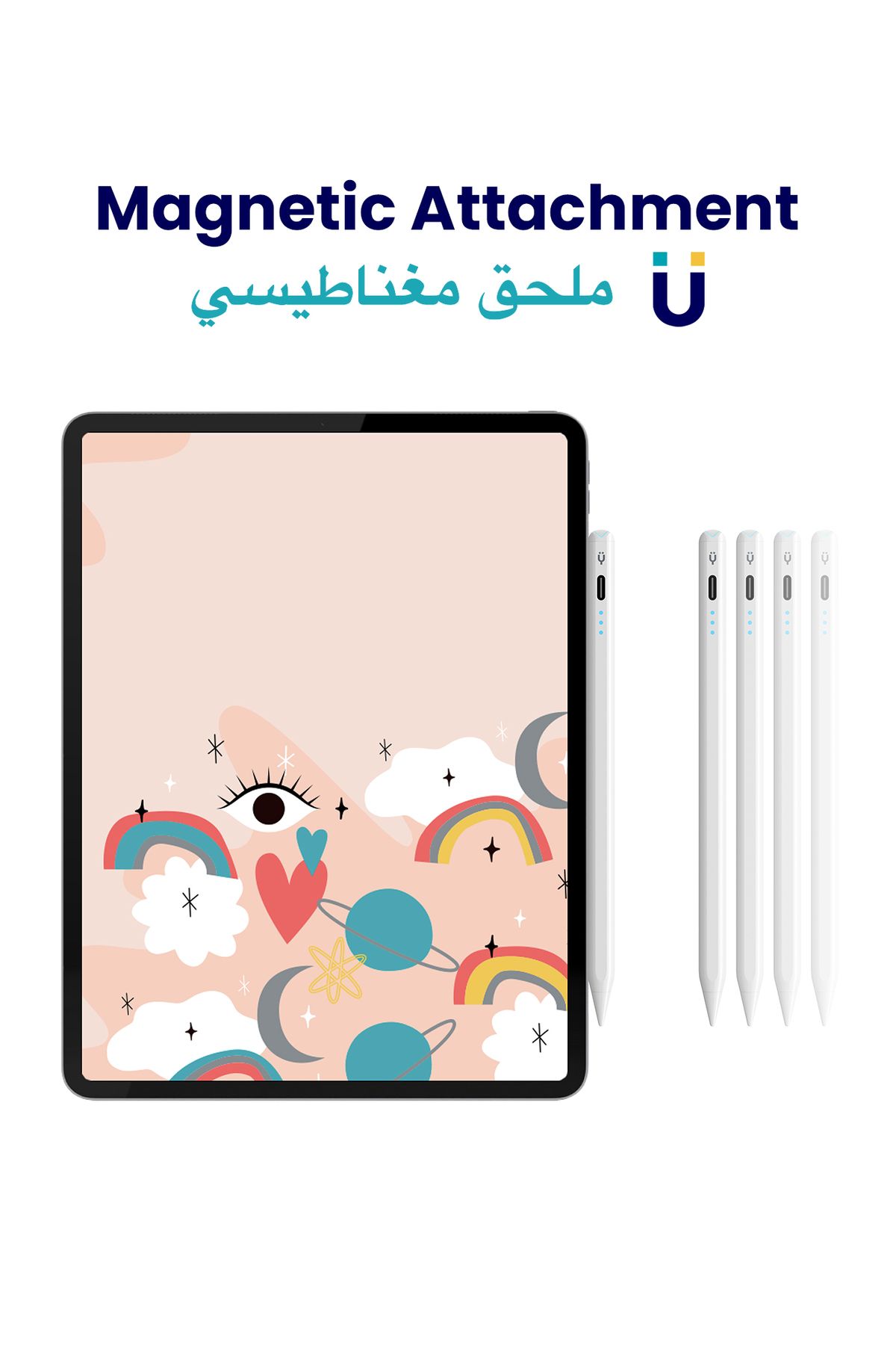 Tinymoose-Pencil Pro Lumin – 3 LED Battery Indicator, USB-C Charging, Palm Rejection - iPad 2018 and above 5