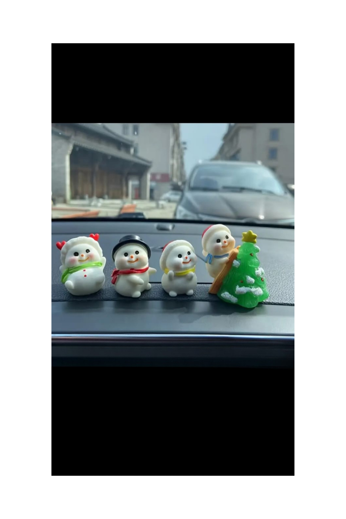 Noel Set Dikiz Aynası Süsü Ayna Süsü Araç İçi Araba Süsü Torpido Süsü Araç Oto Aksesuar