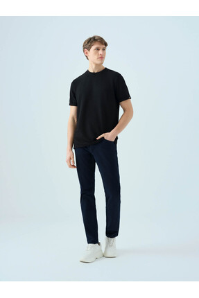 Loft Rıcardo Regular Fit Koyu Lacivert Erkek Pantolon LF2039483