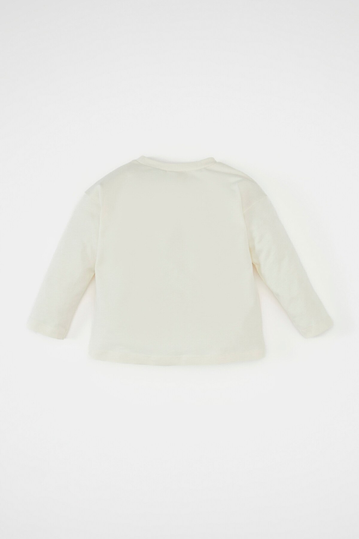 Defacto Kız Bebek Disney Prenses Bisiklet Yaka Fitilli Kaşkorse Uzun Kollu Tişört D2189A524AU fotoğrafı 4 (önizleme)