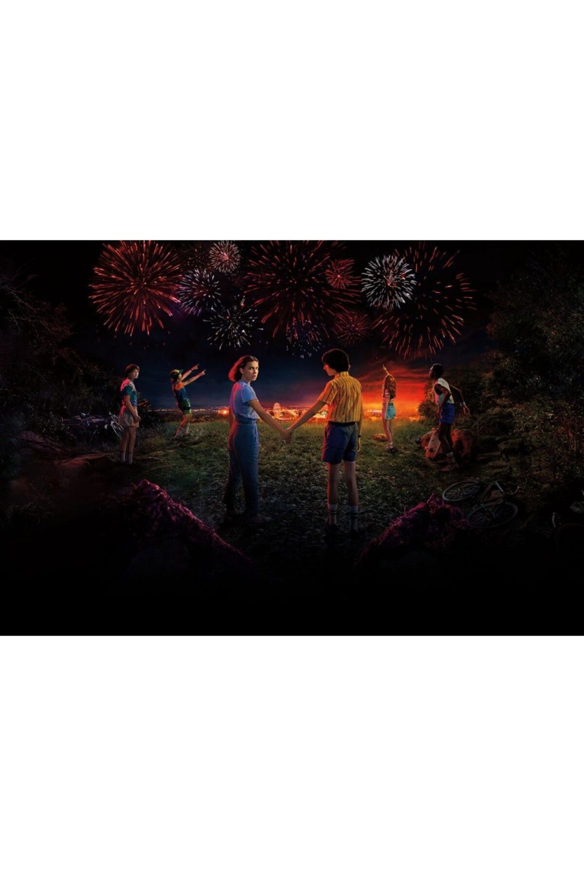 Zumzeria Tablou Canvas Stranger Things, 80x50cm, Tablou581, Zumzeria - One Size