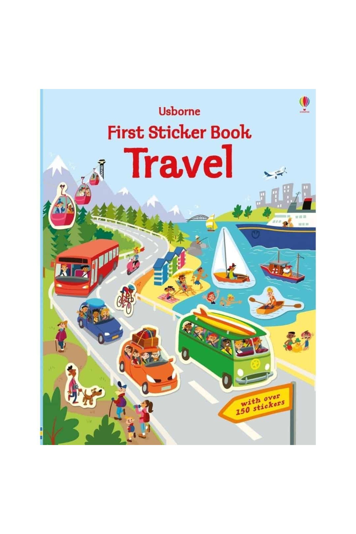 Usborne Детска книга - Първа книга със стикери: Пътуване