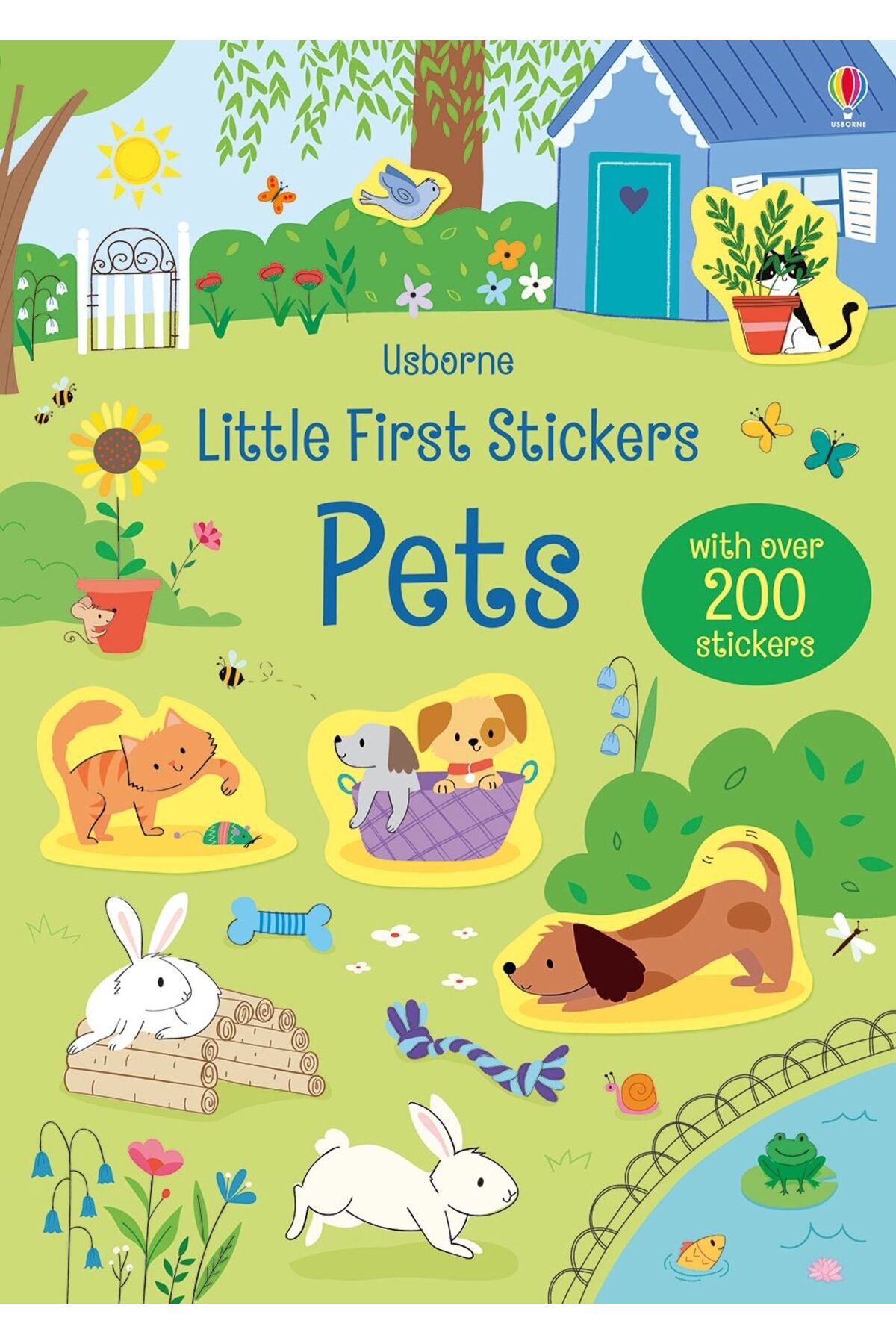 Usborne Children's book - Little First Stickers: Pets