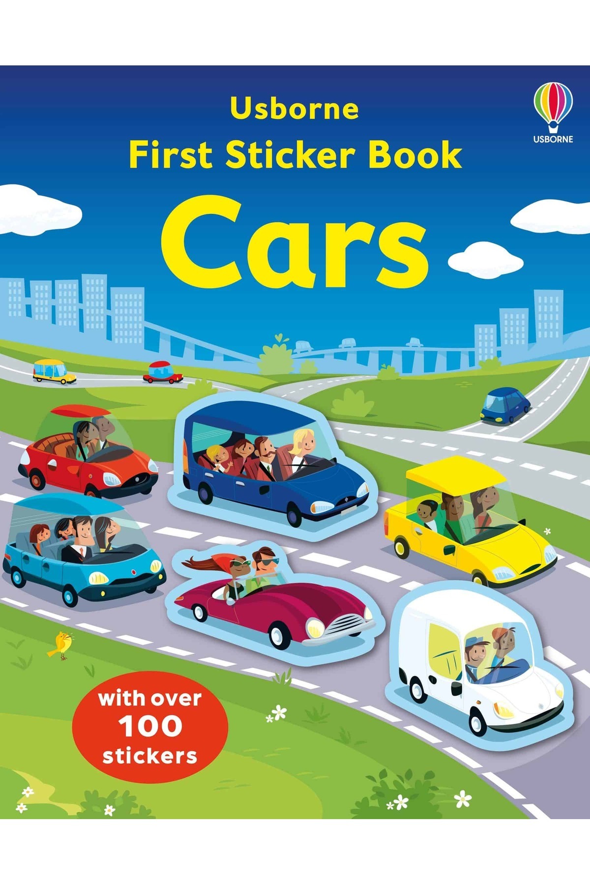Usborne Children's book, Usborne, First Sticker Book Cars, 3+ years