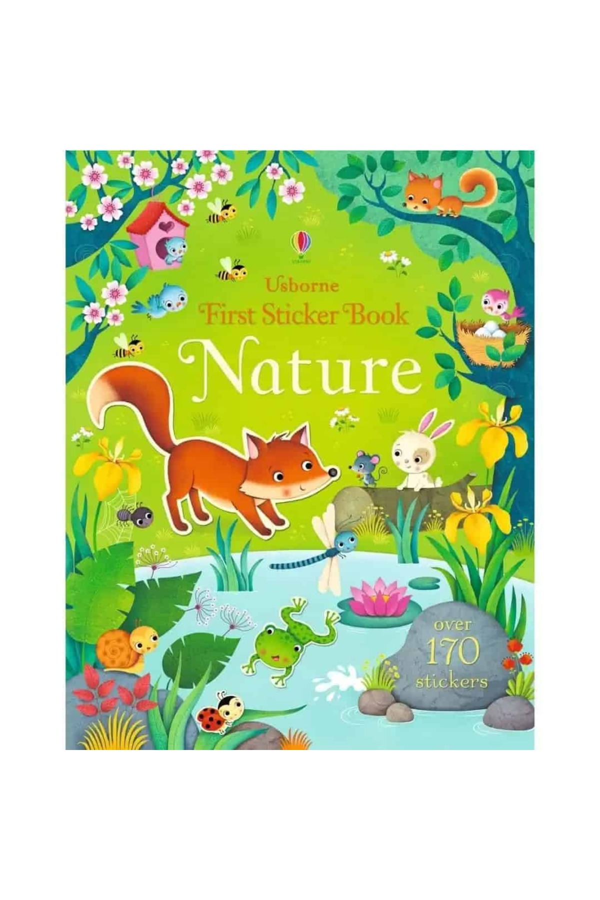 Usborne Детска книга - Първа книга със стикери: Природа