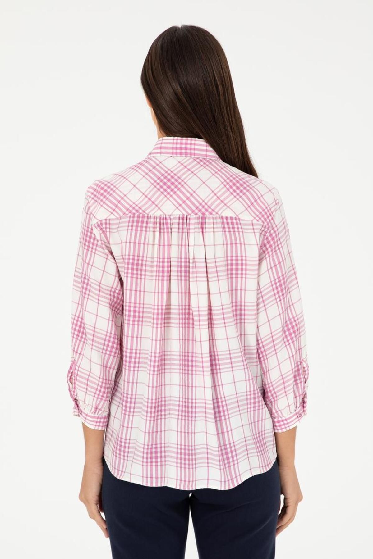 U.S. Polo Assn.-Women's Comfort Violet Long Sleeve Shirt Tekspor 190944 .6 4