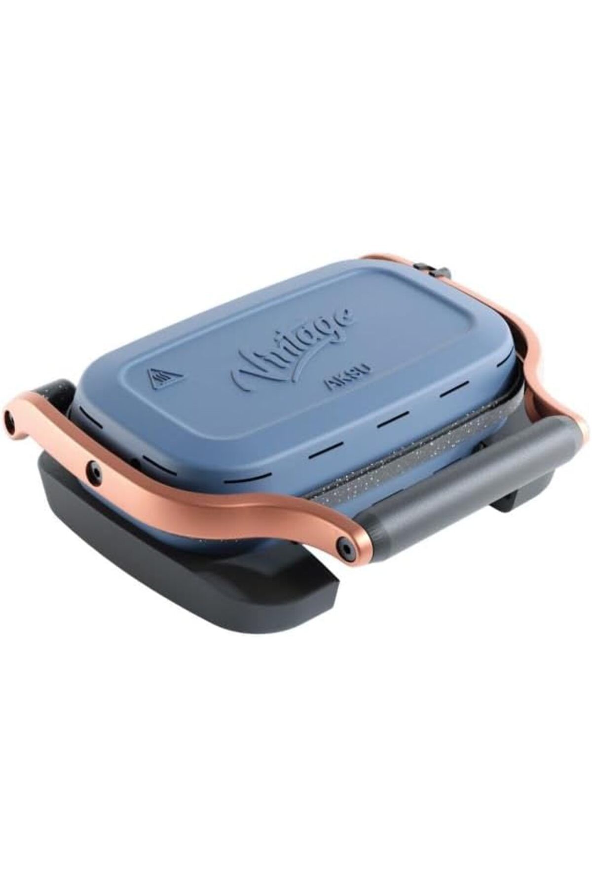 STOREMAX buxystorem Vintage Waffle Makinesi Double Mavi T62W trendymx 999662