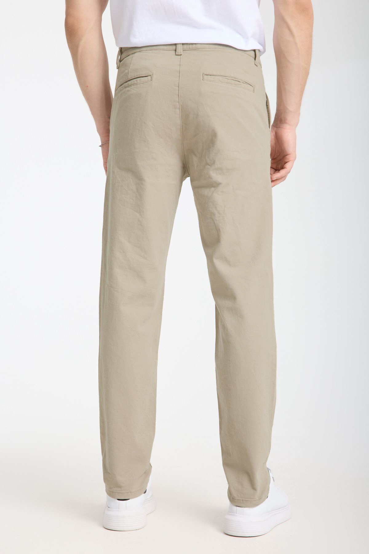  Trendyolmilla Man Ta? Regular Fit Basic Chino Esnek Gabardin Pantolon