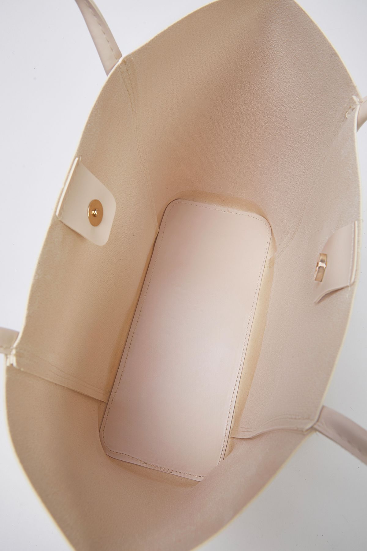 TRENDYOL SHOES-Beige Puppy Damen Maxi Tote Schultertasche TAKSS25OC00028 8