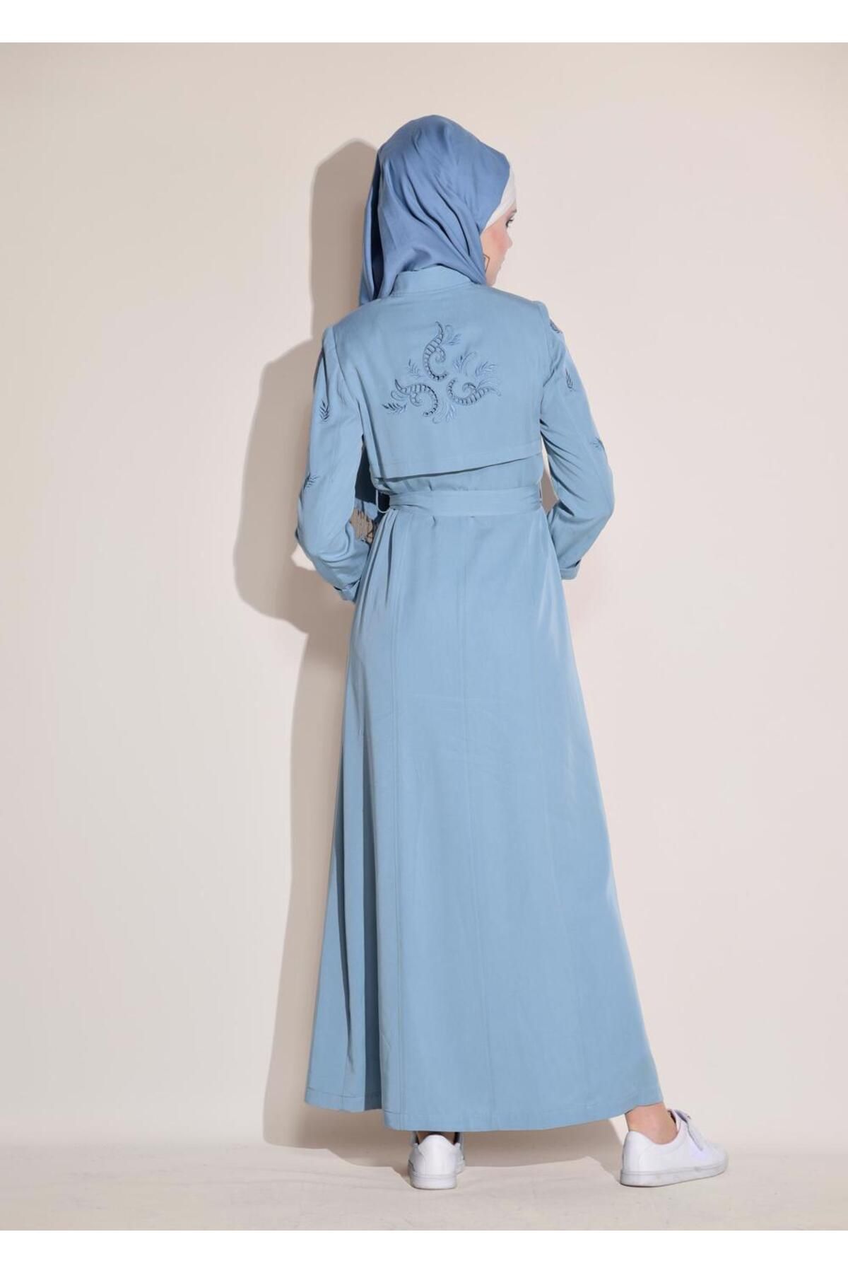 Alvina-Jacket with Pockets and Leaf Print 1228 3