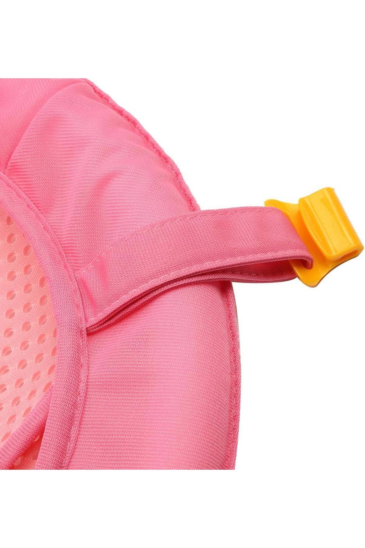 Yelajoy-Baby Bath Tub with Support NetAntiskid Hammock,Hollow Out Mesh &Buckle Design,Adjustable,Pink 5