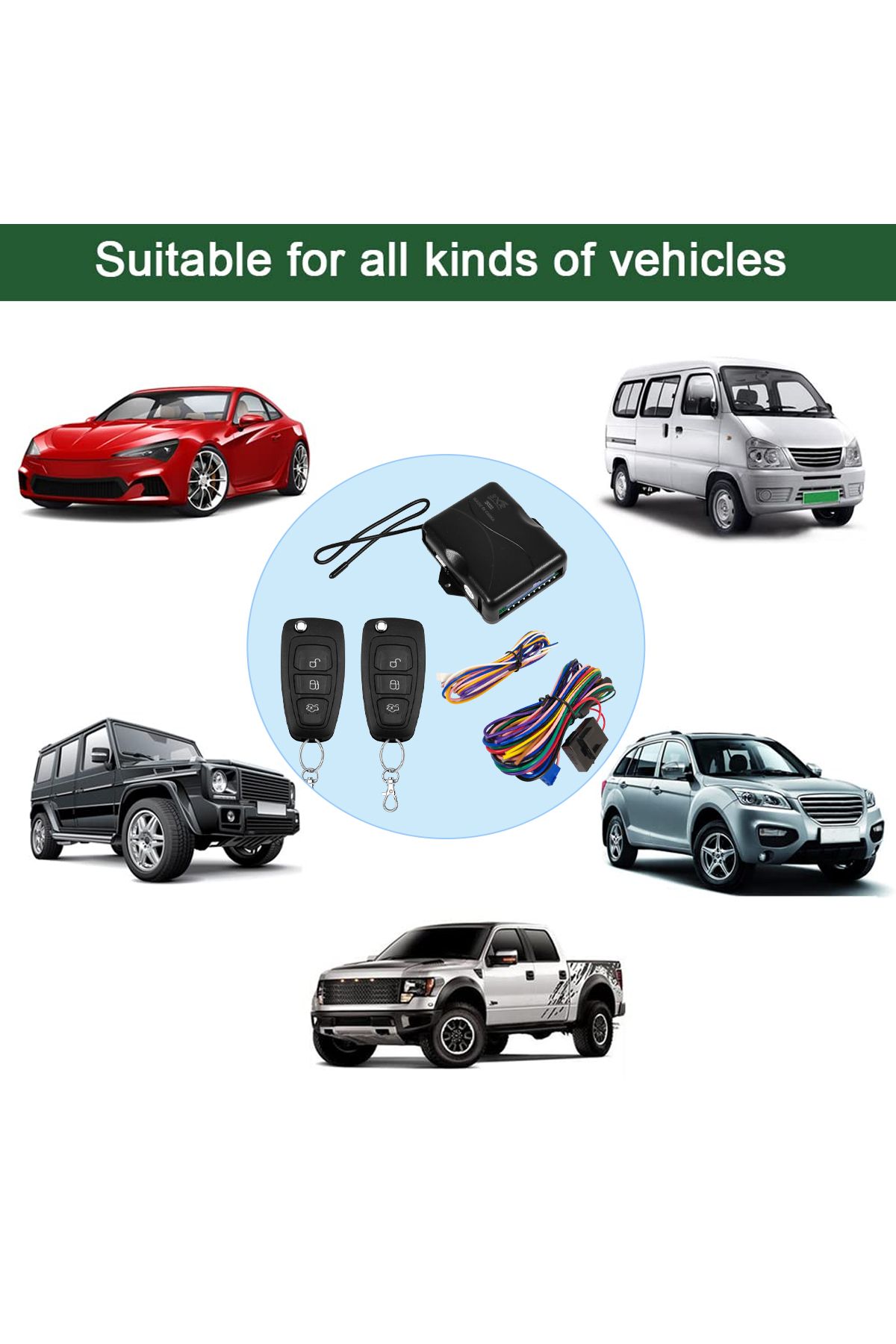 3XR-Car Keyless Entry – Lock/Unlock, Trunk Release, Window Closer, Universal, Light Flash, Car Search 8