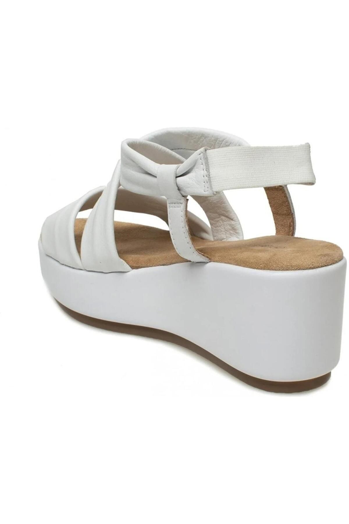 Muya-Sandale de damă anatomice din piele albă A 8031950 4