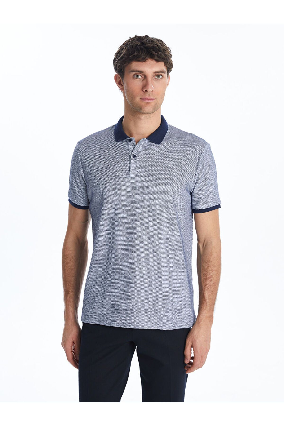 LC Waikiki Polo Yaka Kısa Kollu Penye Erkek Tişört