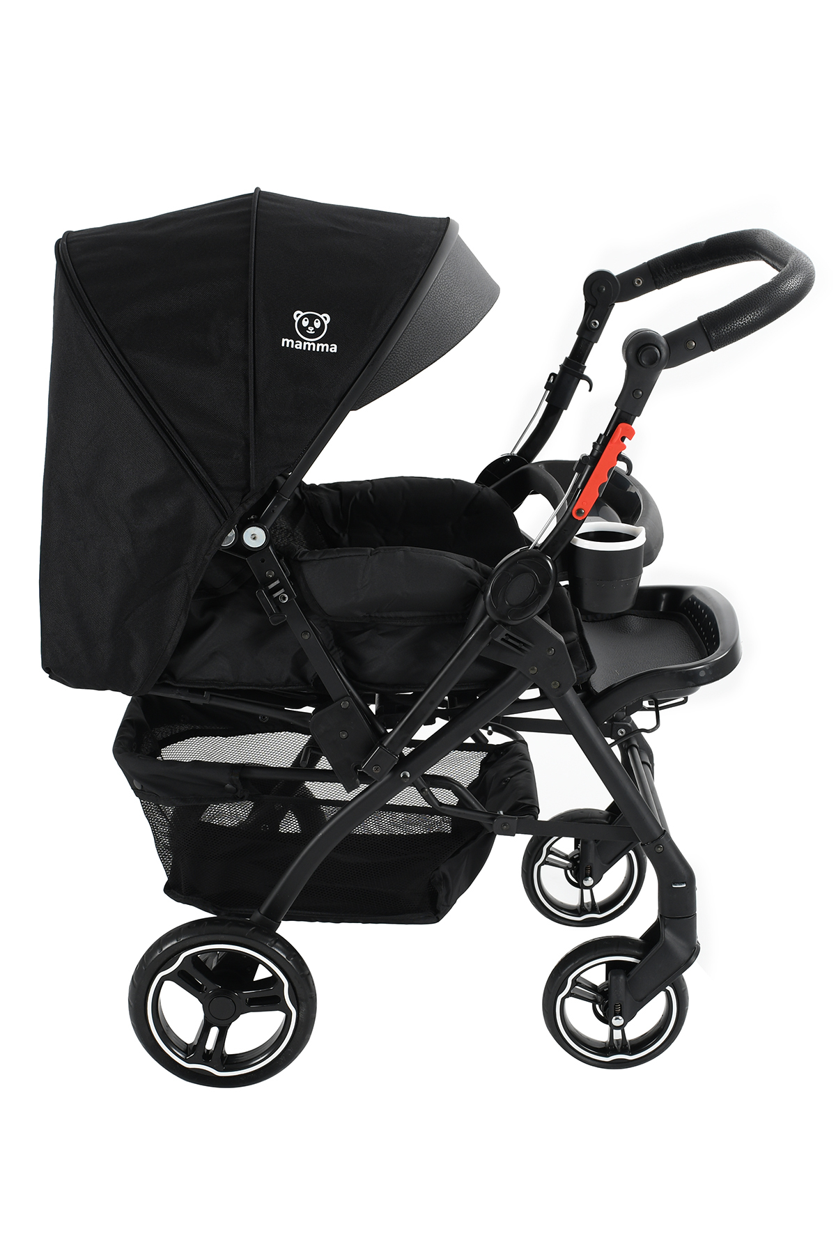 Mamma Elite 6 in 1 Yeni Nesil Mama Tablalı Çift Yönlü Alüminyum Bebek Arabası fotoğrafı 6 (önizleme)