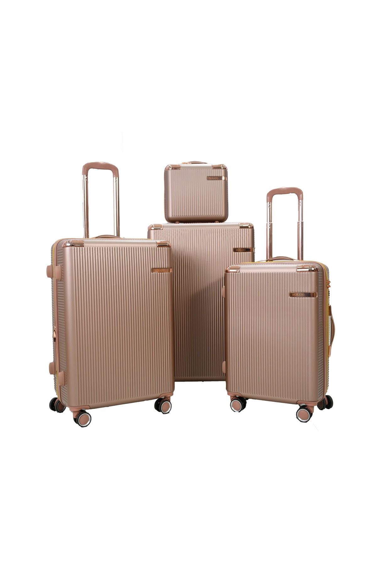 MORANO-5-piece luggage set with 4 wheels, solid and modern design 2