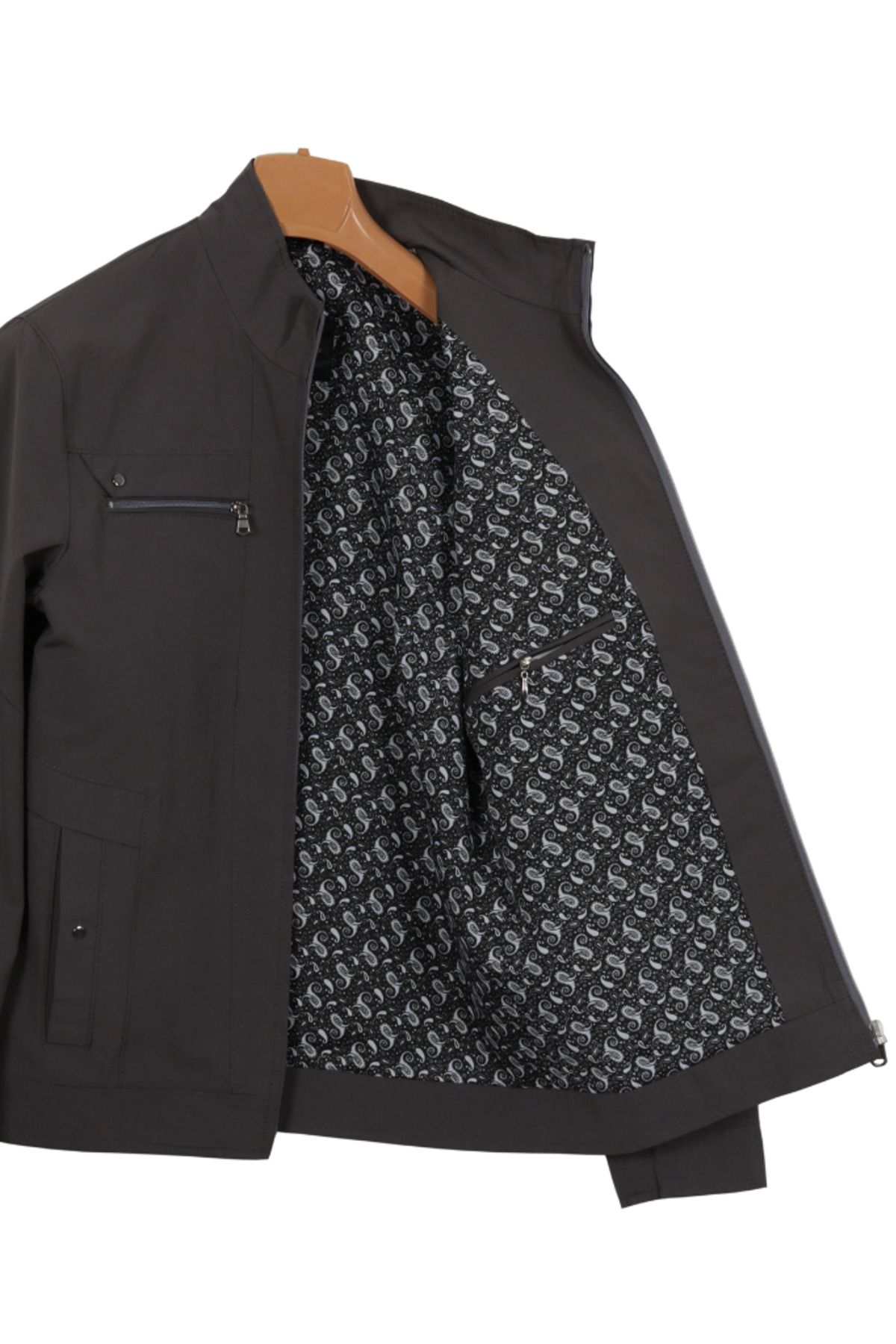 Modarar-Men's Linen Coat - Seasonal Spring Reguler Fit Rar01295 5